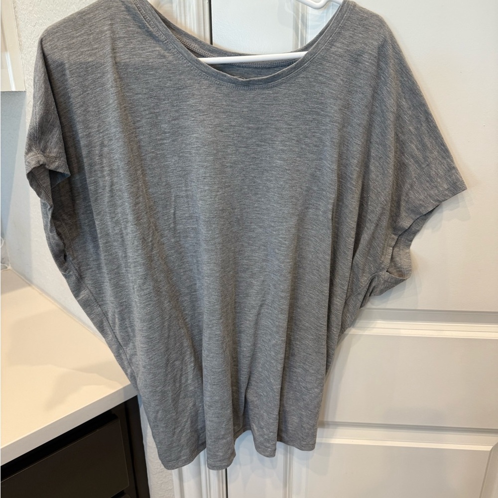 Athletic Works Gray Short Sleeve Women's Tee